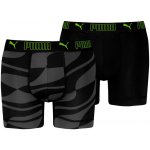 Puma pánská boxerky SPORT MICROFIBER BOXER 2P 93552002 modrý – Zboží Dáma