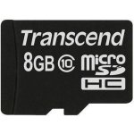Transcend microSDHC 8 GB Class 10 TS8GUSDC10M – Hledejceny.cz