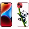 Pouzdro a kryt na mobilní telefon Apple mmCase Gelové iPhone 14 Plus - panda na bambusu