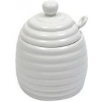 Maxwell and Williams Porcelánová nádobka na med se lžičkou bílá White Basic A AA6233 – Zboží Mobilmania