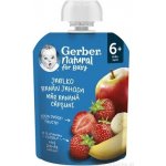 Gerber Natural kapsička jablko banán jahoda 90 g – Zboží Dáma