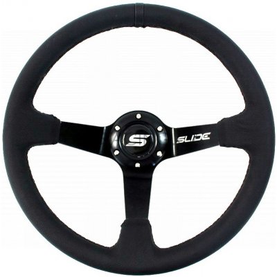 Sportovní volant SLIDE DRIFT Neo Chrome Design - kožený - Slide PP