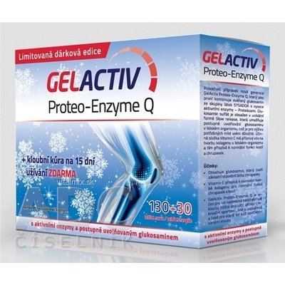 GelActiv Proteo-Enzyme Q Vánoce 2015 130 + 30 tablet – Hledejceny.cz