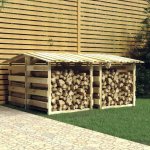 VidaXL Pergoly se střechou 4 ks 100x90x100 cm impregnovaná borovice