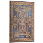 2026 Blue Luxe (Luxe Design) Maxi 12-month Horizontal Hardcover Flexi Dayplanner 2026 (Elastic Band Closure) – Sleviste.cz