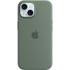 Pouzdro a kryt na mobilní telefon Apple Apple Silikonové s MagSafe iPhone 15, cypřišově zelené MT0X3ZM/A