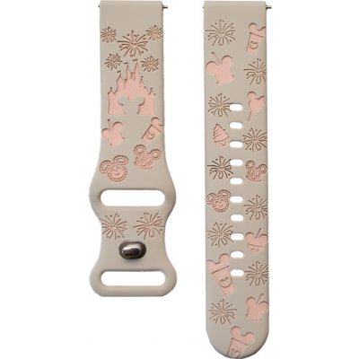 Madvell Silikonový řemínek mickey růžová – Zboží Dáma