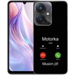 mmCase na Xiaomi Redmi 13C 5G - motorka volá černé pozadí – Zboží Živě