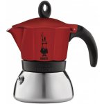 Bialetti Moka Induction 3 červená – HobbyKompas.cz