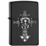 Zippo Benzínový Cross with Skull Emblem – Hledejceny.cz