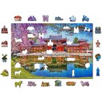 WOODEN CITY Dřevěné Chrám Byodo-in Kjóto Japonsko 2v1 EKO 505 dílků – Zboží Dáma