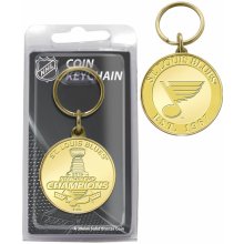 Louis přívěsek na klíče Fanatics St. Blues Highland Mint 2019 Stanley Cup Champions Bronze Coin Keychain FA 3570378