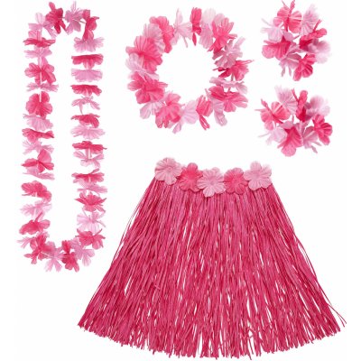 Havajský souprava se sukní růžová – Zboží Mobilmania