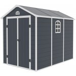 Rojaplast Domek zahradní Ave E, 208 x 190 x 226 cm šedý – Zboží Mobilmania