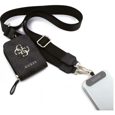 Guess Crossbody Popruh PU 4G Metal Logo + Peněženka Black – Zboží Živě
