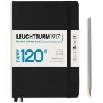 Leuchtturm1917 Zápisník 120G Black A5 linkovaný – Sleviste.cz
