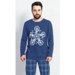 Bicykle pyžamo dlouhé tmavě modrá – Sleviste.cz