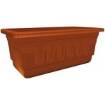 Plastkon Samozavlažovací Truhlík FANTAZIE teracota 60 x 19 x 18 cm – Zboží Dáma