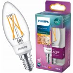 Philips LED žárovka E14 5W/40W 470lm 2200-2700K – Zboží Mobilmania