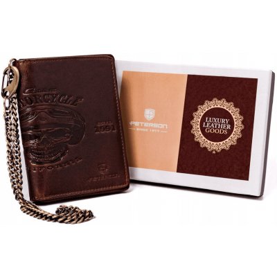 Peterson Pánská kožená peněženka na zip – Zboží Mobilmania