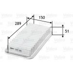 Vzduchový filtr VALEO 585185 – Hledejceny.cz