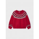 Mayoral svetr se vzorem červený – Zboží Dáma