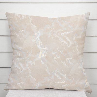 Biante Sametový Isabela IBL-018 Zlatý/kouřový mramor na pudrově béžovém 50 x 50 cm – Zboží Dáma