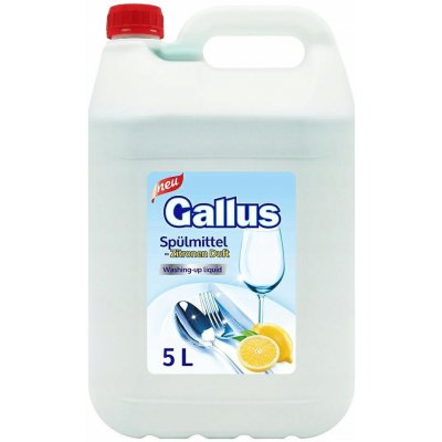 Gallus prostředek na mytí nádobí Lemon 5 l – Zboží Mobilmania