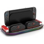 iPega SW2210 Multifunkční Nabíjecí RGB Stojan pro Nintendo Switch 2 Black – Zboží Živě