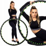 Springos Hula hoop s výstupky 100 cm černá – Zboží Dáma