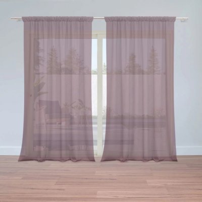 Záclony Červeno fialová: 2 ks - 150x250 cm - Sablio – Hledejceny.cz