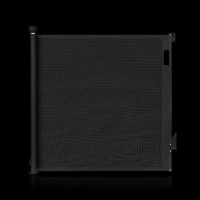 Lionelo Nastavitelná výsuvná branka THEA otevírání až do 140 cm Černá – Zboží Dáma