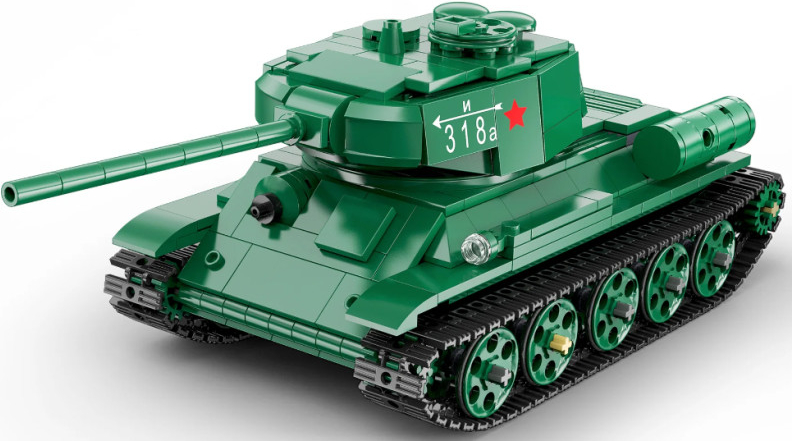 IQ models Tank T-34 Stavebnice CaDA - 722 dílků- RC_309847 RTR 1:35