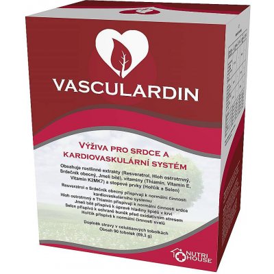NutriHouse VASCULARDIN 90 tobolek – Hledejceny.cz