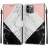 Pouzdro a kryt na mobilní telefon Apple PROTEMIO 35107 ART Peňaženkový kryt pro Apple iPhone 11 Pro PINK MARBLE