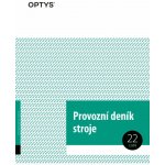 Optys 1234 Provozní deník stroje A4 nepropisující – Sleviste.cz