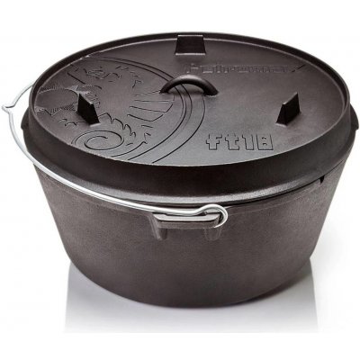 Petromax Litinový kotlík bez nožiček ft18 "Dutch Oven" 16,1 l – Zboží Mobilmania