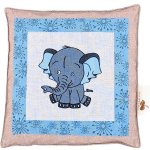 Ovopecka nahřívací polštářek s třešňovými peckami Sloník modrý 15x15 cm – Zboží Dáma