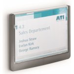 Durable Informační štítek CLICK SIGN - 149 x 105,5 mm, šedý – Zboží Dáma