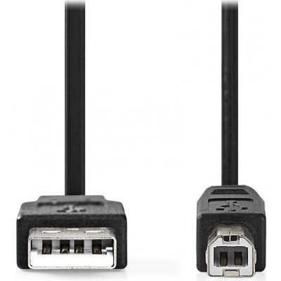 Nedis CCGL60100BK30 USB na USB-B 3m USB 2.0, zástrčka A - zástrčka B, 3m, černý – Sleviste.cz