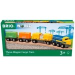 Brio World Nákladní vlak se třemi vagony – Zboží Dáma