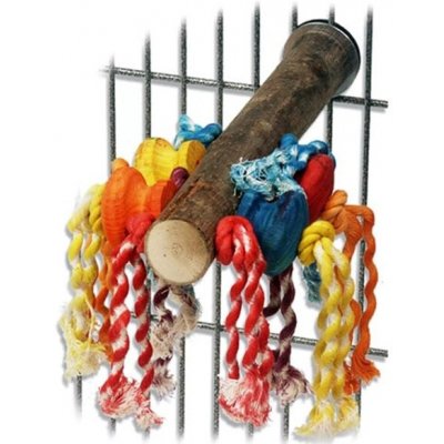 A.K. Hračka pták barevná bidlo Fun Perch Quapas! 20x4x30cm – Zboží Dáma