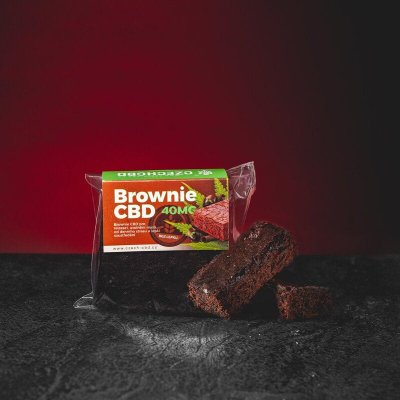 Kratom World CBD Brownie 40 mg Bezlepkové 80 g