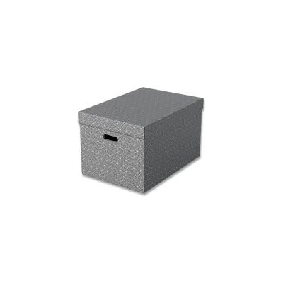 Esselte - úložný box - 355 x 510 x 305 mm, šedý, 3 ks – Hledejceny.cz