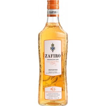 Zafiro Orange Gin 37,5% 1 l (holá láhev)