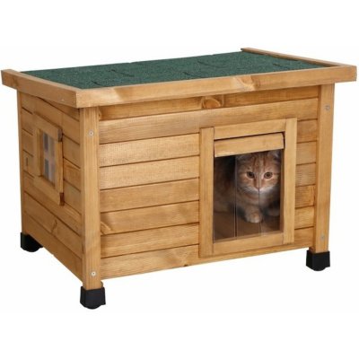 Kerbl 81564 Dřevěný domeček 57 x 45 x 43 cm – Zboží Dáma