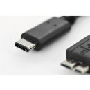 Digitus AK-300137-018-S USB 3.1 Type-C připojovací, typ C na mikro B, m / m, 1,8m