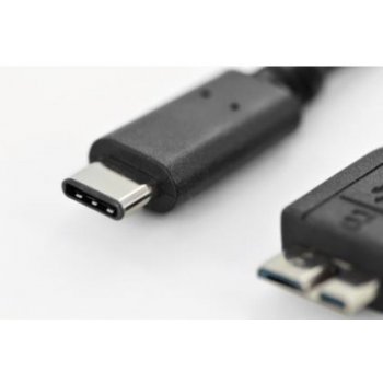 Digitus AK-300137-018-S USB 3.1 Type-C připojovací, typ C na mikro B, m / m, 1,8m