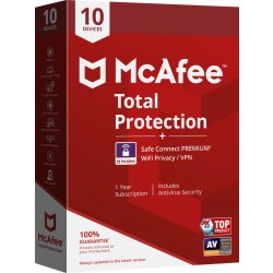 MCAFEE TOTAL PROTECTION 10 lic. 1 ROK (MTPU010RKA)