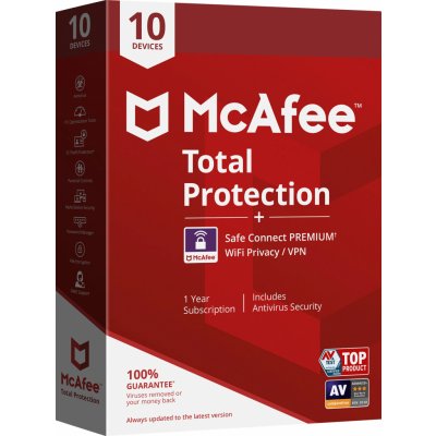 MCAFEE TOTAL PROTECTION 10 lic. 1 ROK (MTPU010RKA) – Zboží Mobilmania